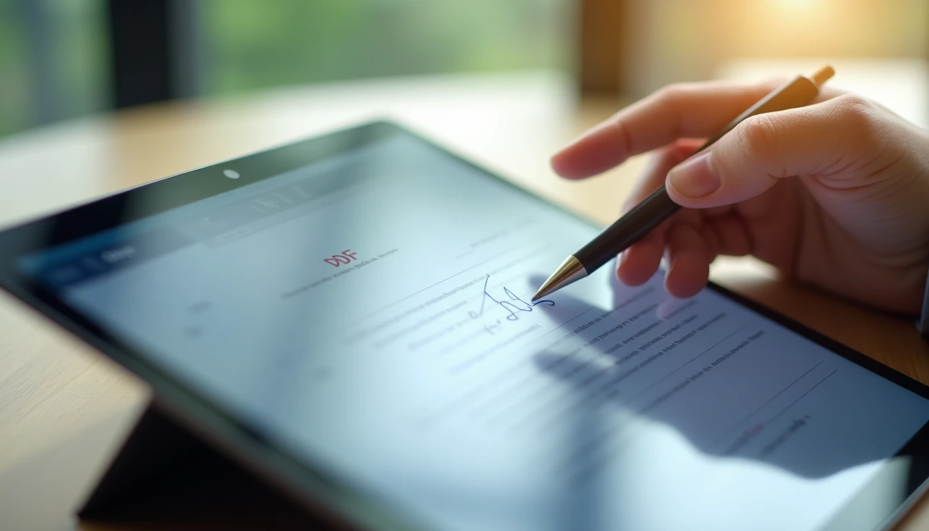 Créer une signature PDF sans logiciel payant