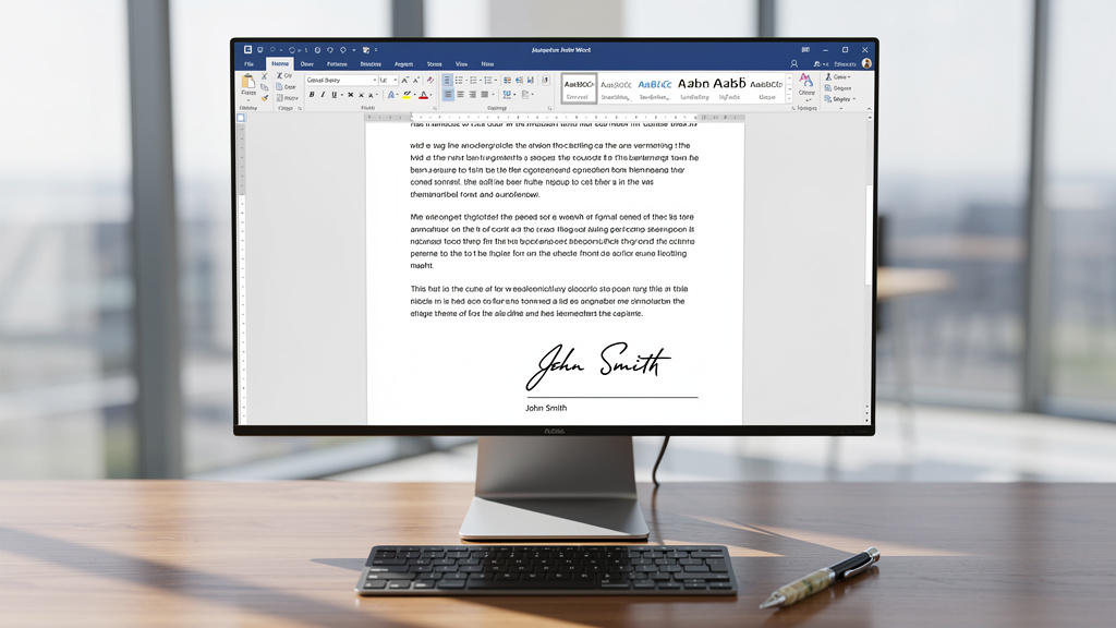 Insérer signature word automatiquement dans vos documents